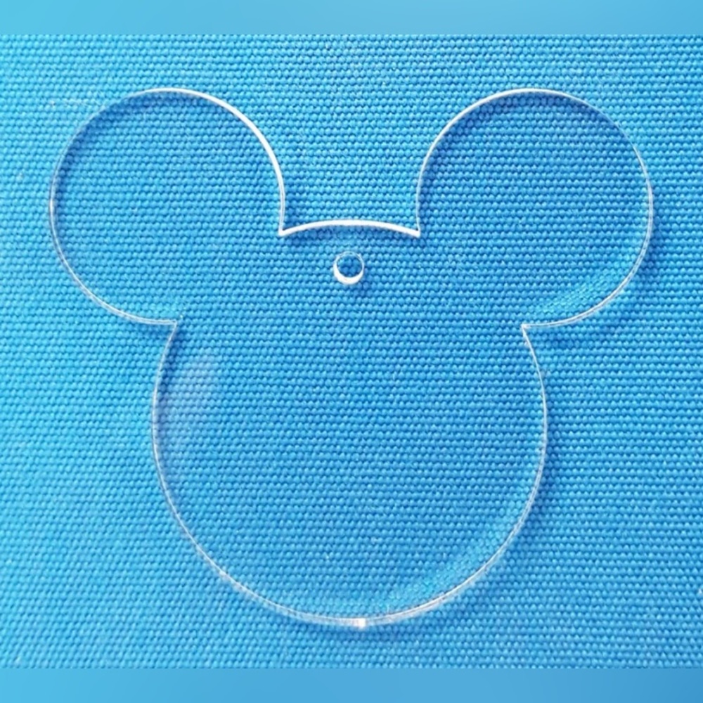 Clear Mickey Mouse Acrylic Keychain